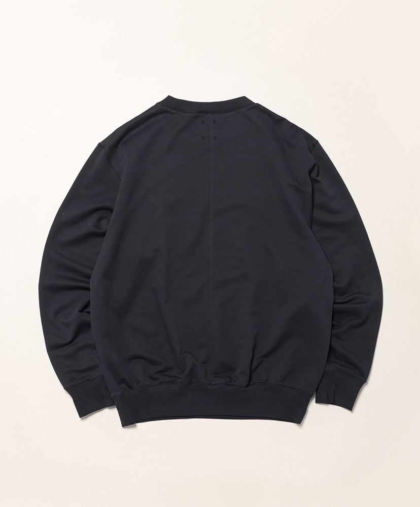 Men Ultra Creamy Inlay Crew Neck Long Sleeve Navy/ネイビー 1(MEN)