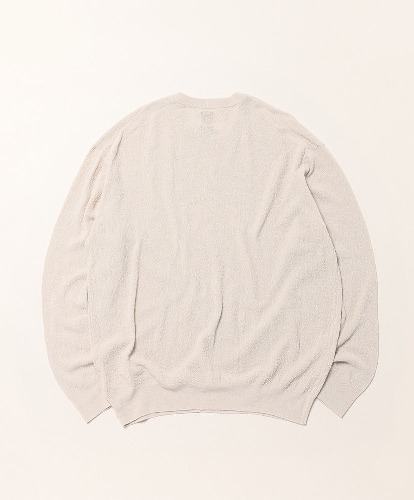 Men's Amundsen Crew Neck Long Sleeve Sheer Beige/シアベージュ 1(MEN)