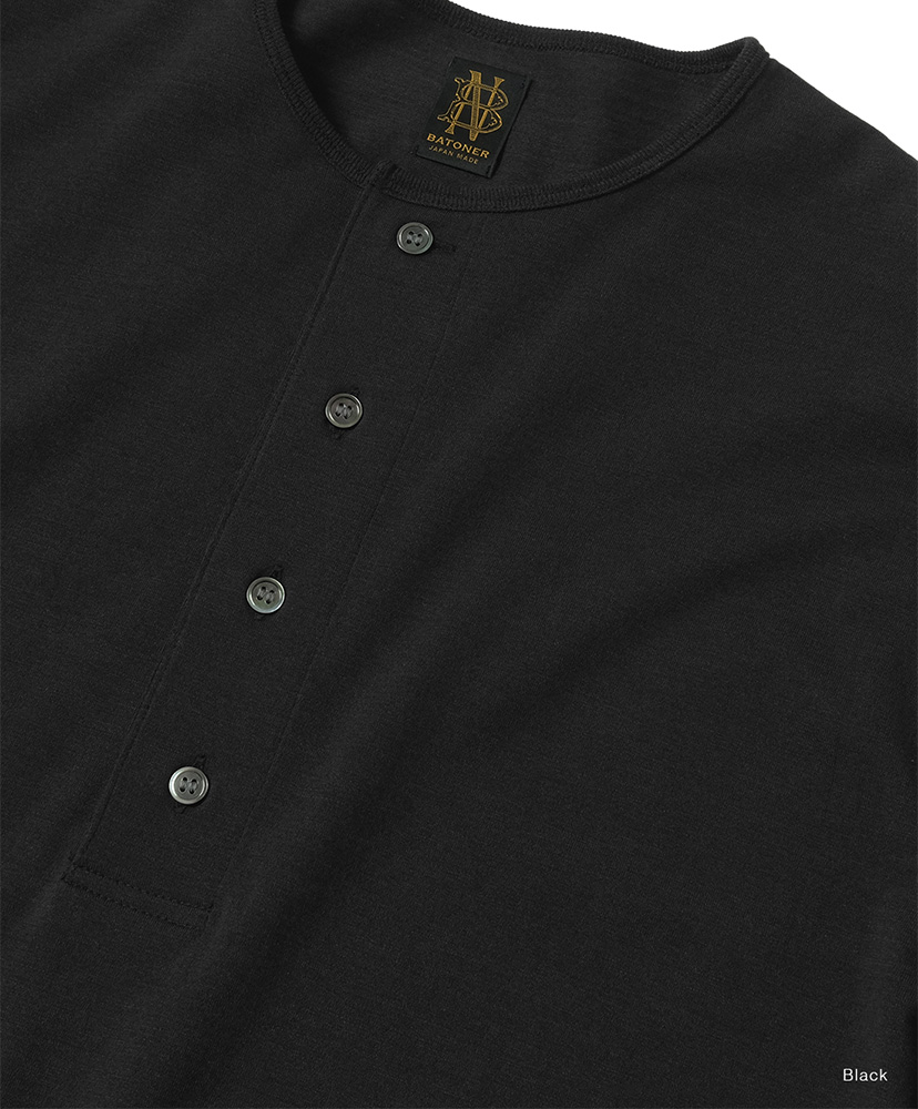 Men Slub Sleeping T-Shirt Black/ブラック 2(MEN)