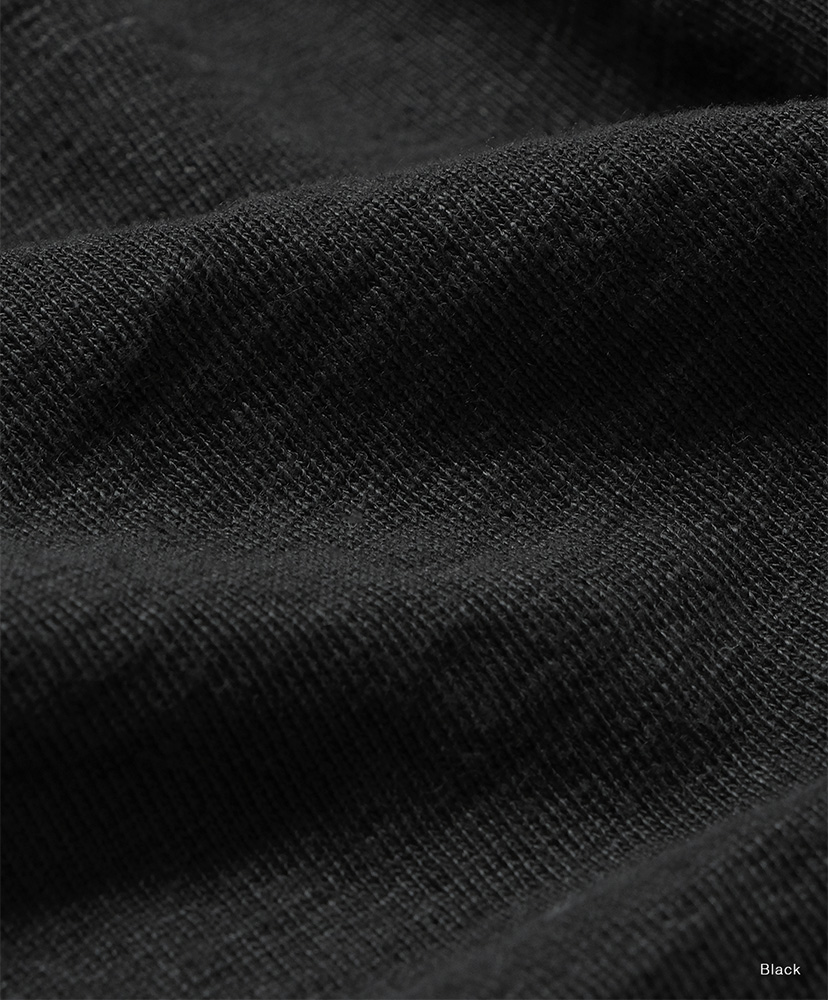 Men Belgian Linen Urake Short Sleeve Black/ブラック 2(MEN)