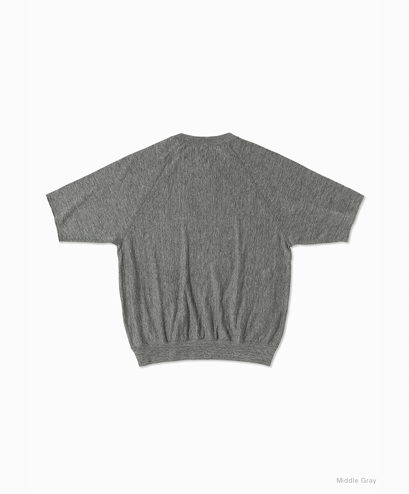 Men Belgian Linen Urake Short Sleeve Middle Gray/ミドルグレー 2(MEN)