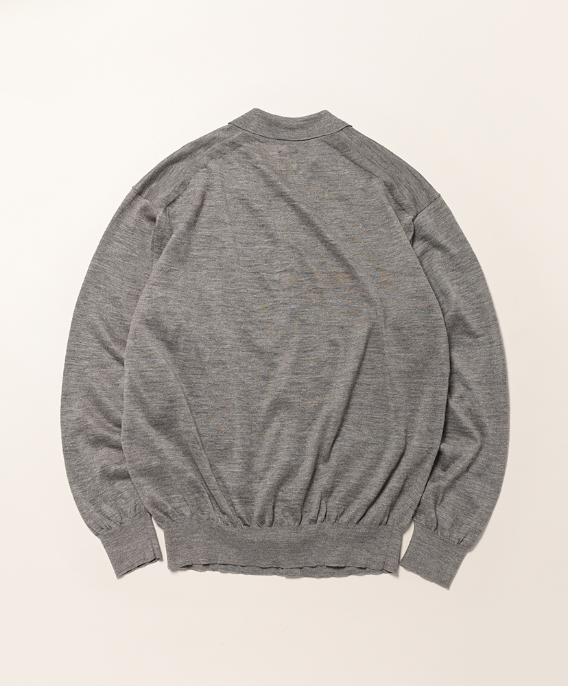 Men Choma Polo Cardigan Greige/グレージュ 2(MEN)