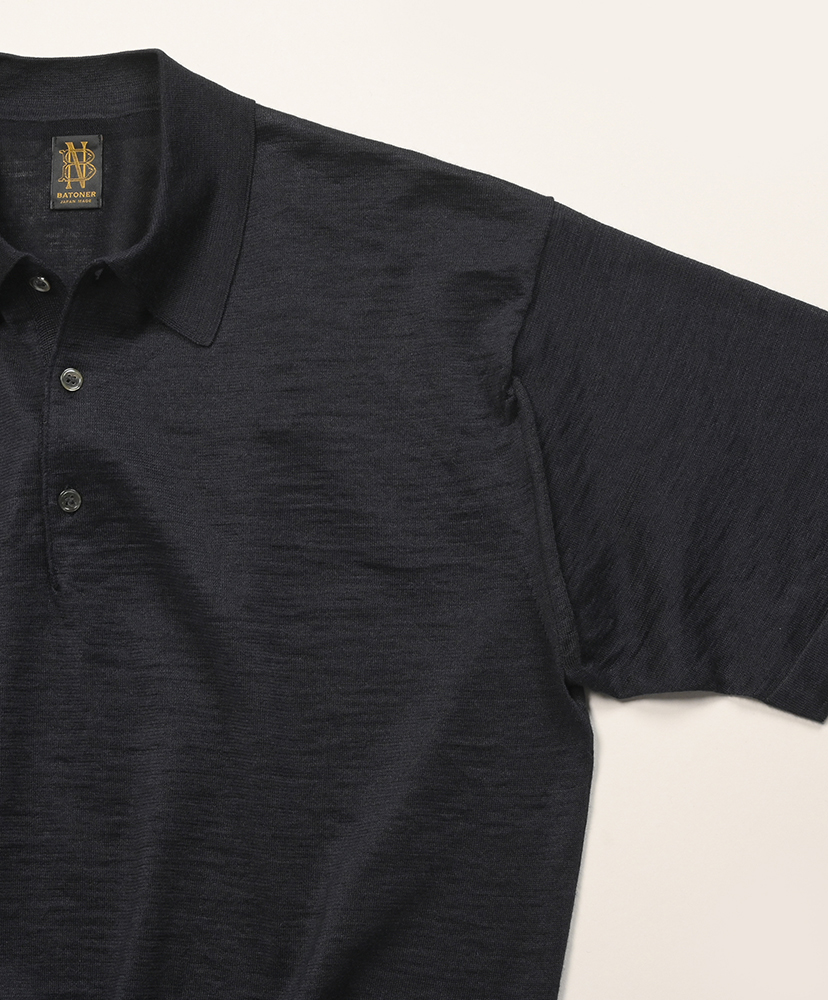 Men Choma Polo Short Sleeve Navy/ネイビー 1(MEN)