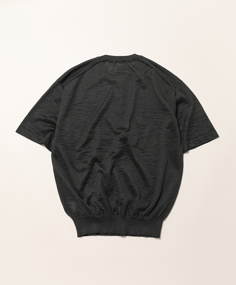 Men Choma Henley Neck Short Sleeve Black/ブラック 1(MEN)