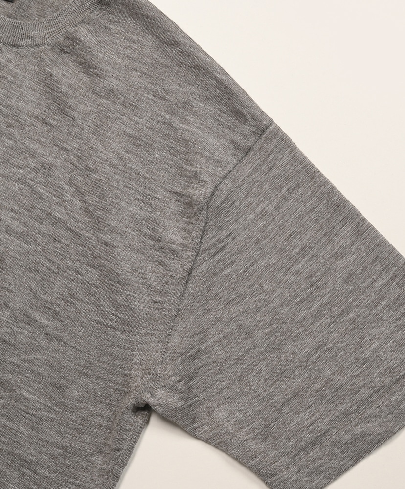 Men Choma Henley Neck Short Sleeve Greige/グレージュ 1(MEN)