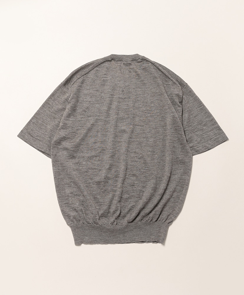 Men Choma Henley Neck Short Sleeve Greige/グレージュ 1(MEN)