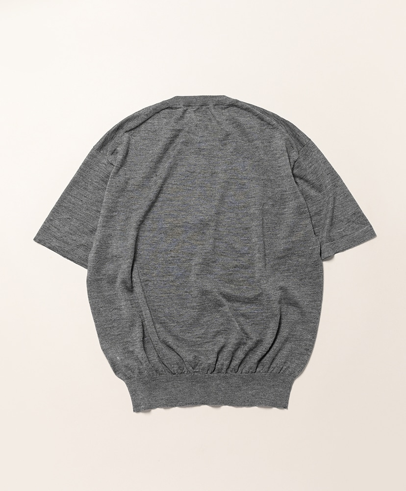 Men Choma Henley Neck Short Sleeve Gray/グレー 2(MEN)