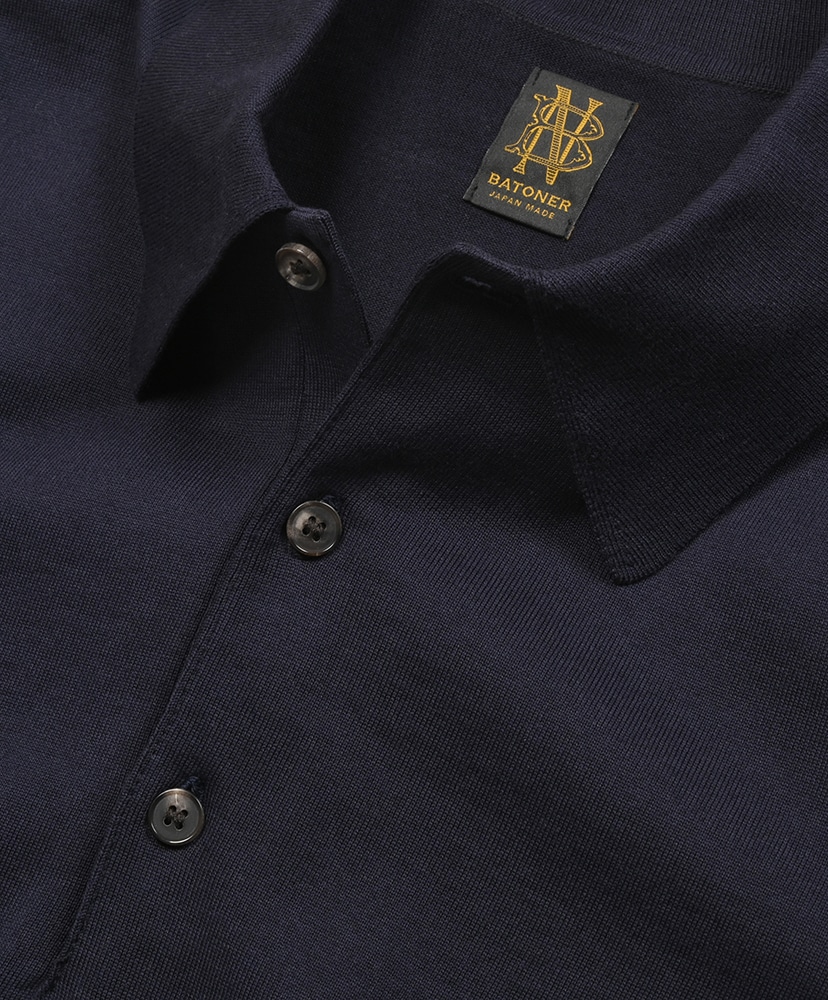 Men Caribbean Seaisland Cotton Polo Short Sleeve Navy/ネイビー 2(MEN)