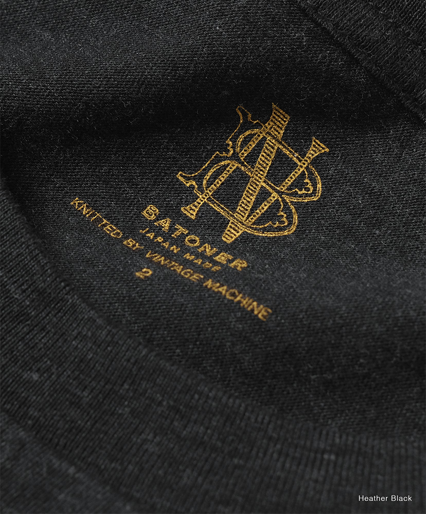 Men Meriyasu T-shirt Light (Pack) Heather Black/ヘザーブラック 1(MEN)