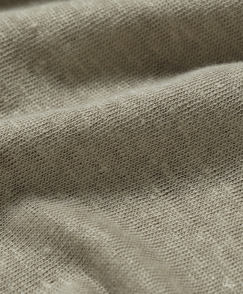 Men Normandy Linen T-Shirt Taupe/トープ 1(MEN)