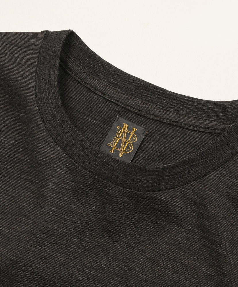 Men Summer Wool T-Shirt Brown/ブラウン 1(MEN)