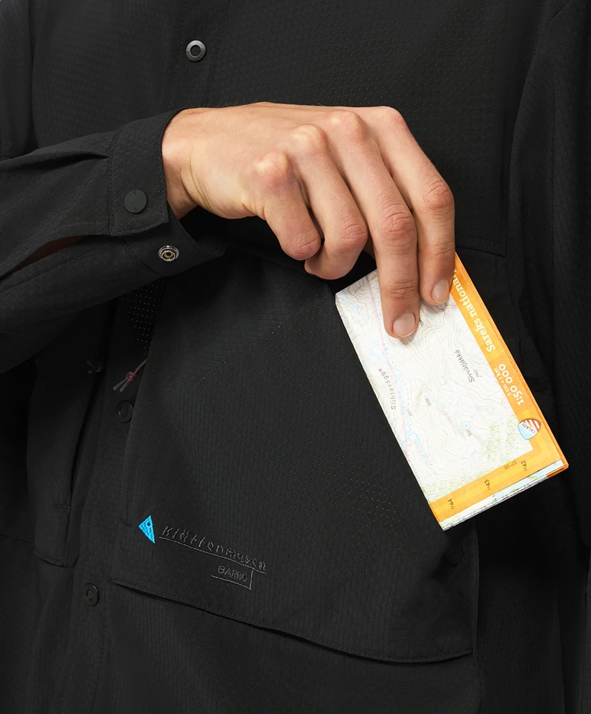 Barro LS Shirt M's Black/ブラック L(MEN)