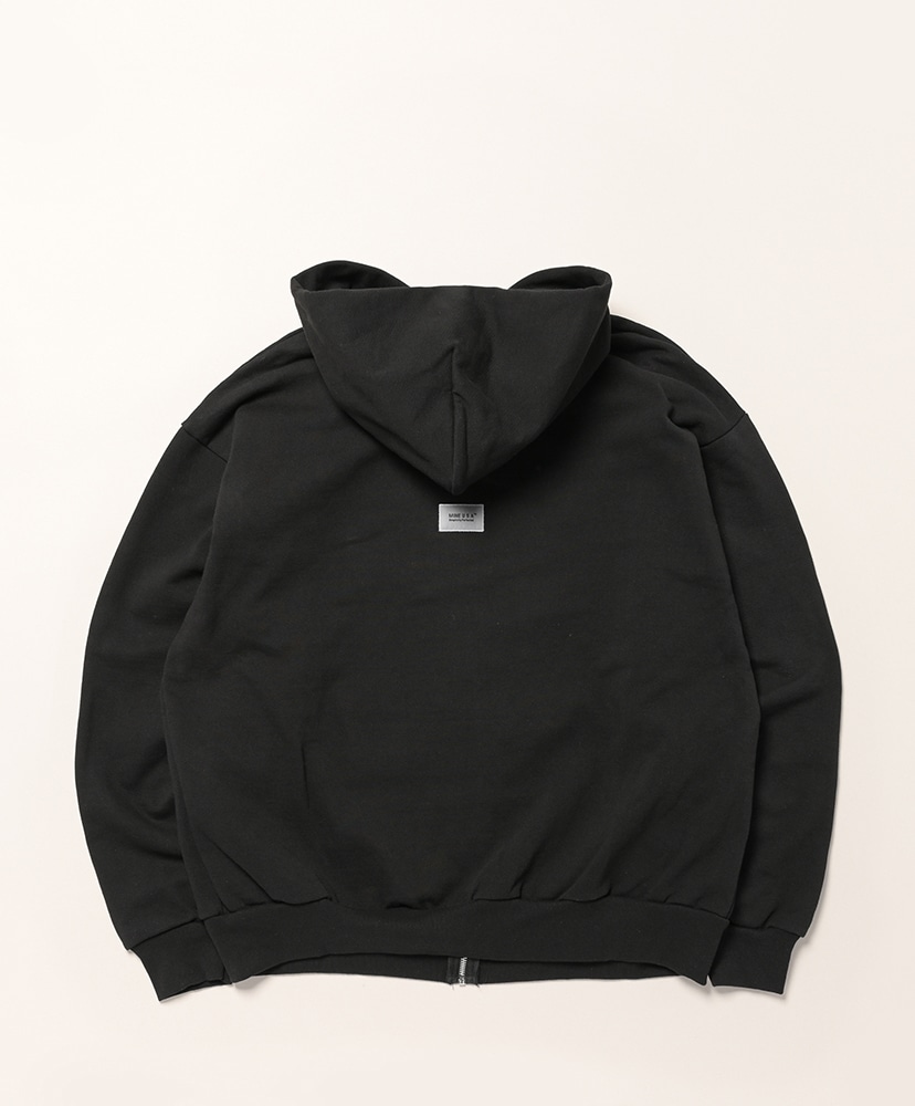 Embroidery Zip Up Hoodie Black/ブラック 2(MEN)