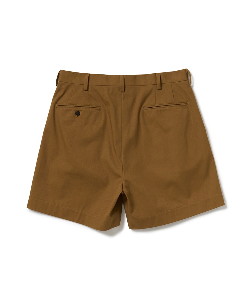 Wide Short Slacks(10oz Selvedge Duck) Brown/ブラウン L(MEN)