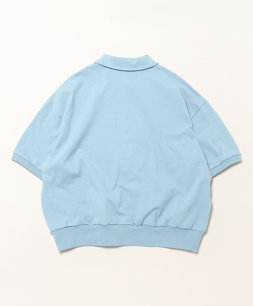 Half Zip Jersey Short Sleeve Light Blue/ライトブルー 2(MEN)