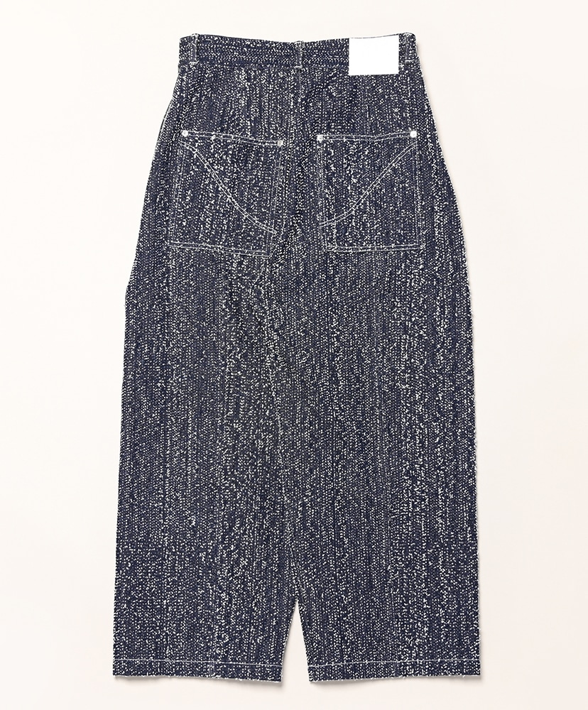 Welt Trouser - Raw Denim Snow Nep Indigo Needle Punch/インディゴニードルパンチ M(MEN)