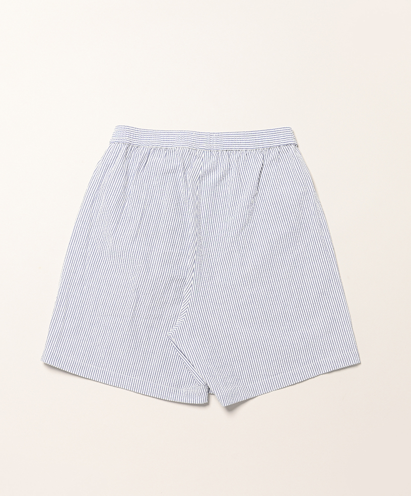 Seersucker Big Trunks Shorts Navy×White/ネイビー×ホワイト L(MEN)