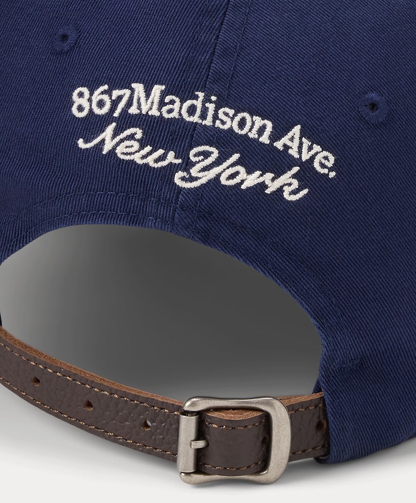 ロゴエンブロイダリー ツイル ボール キャップ ニューポート ネイビー ONE