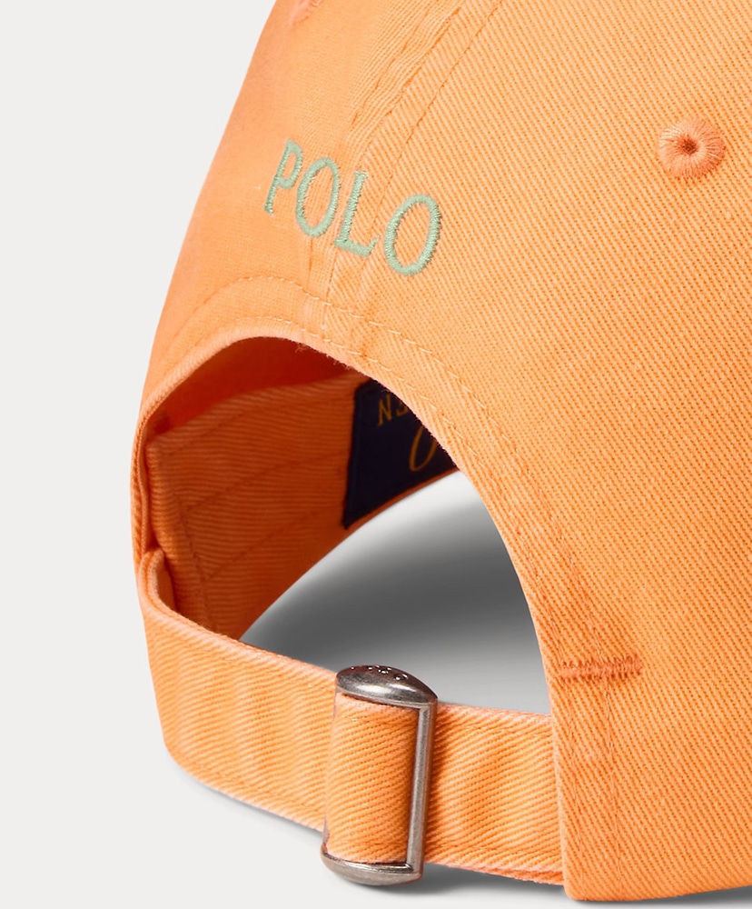 アイコニック コットン チノ ボール キャップ ポンパノ オレンジ ONE