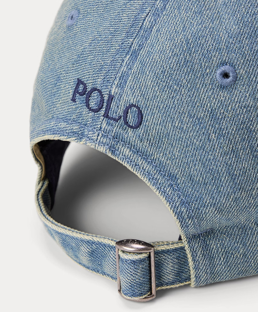 インディゴ デニム ボール キャップ ライト ウォッシュ デニム ONE