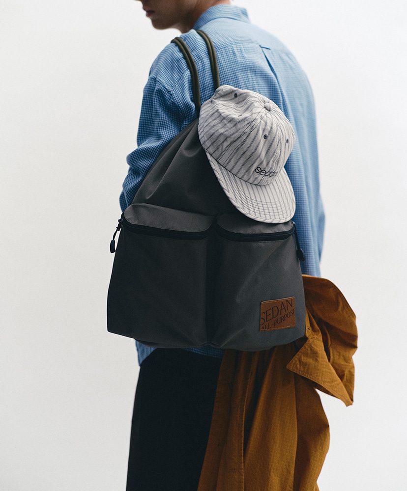 Drawstring Knappsack Black/ブラック ONE