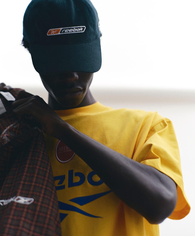 Reebok / Vector Logo S/S Tee Yellow/イエロー L(MEN)