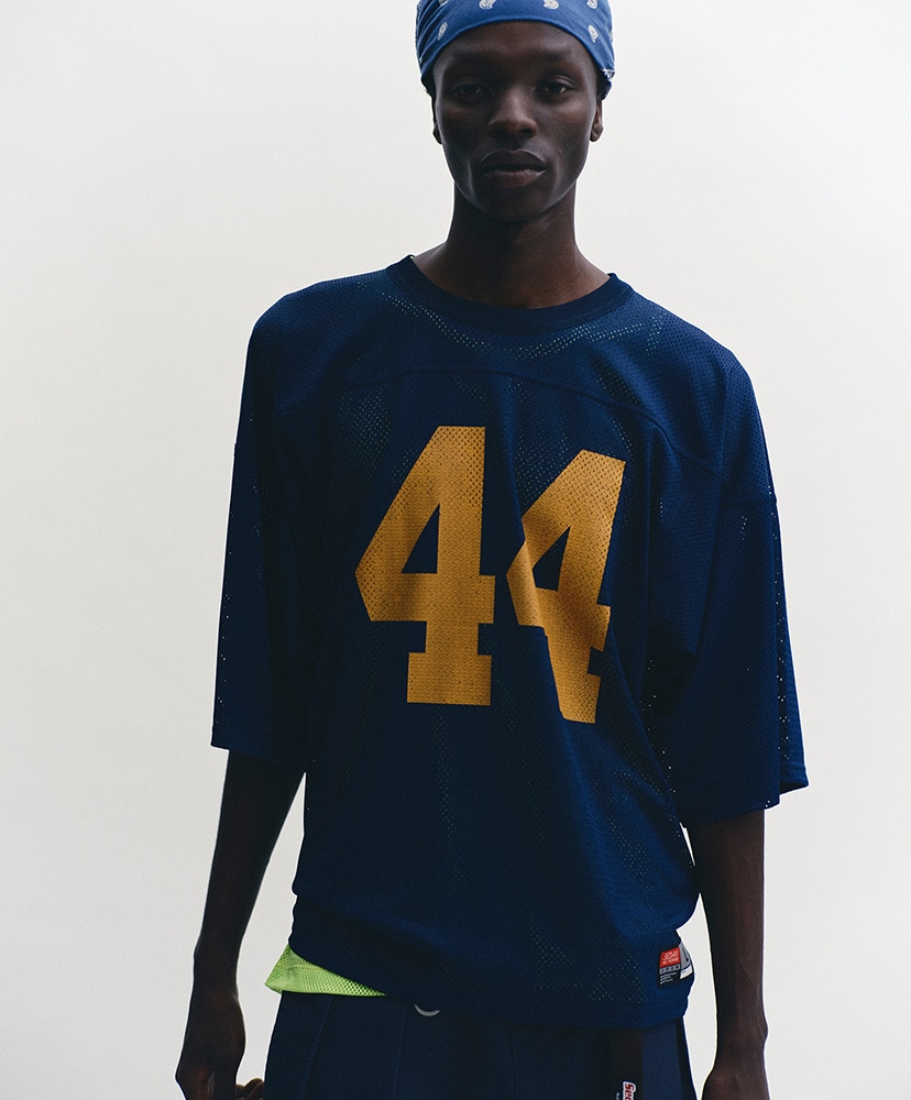 Mesh Football Tee Navy/ネイビー L(MEN)