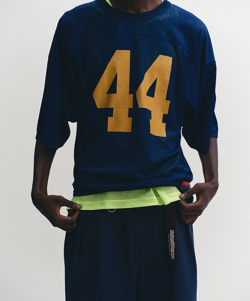 Mesh Football Tee Navy/ネイビー L(MEN)