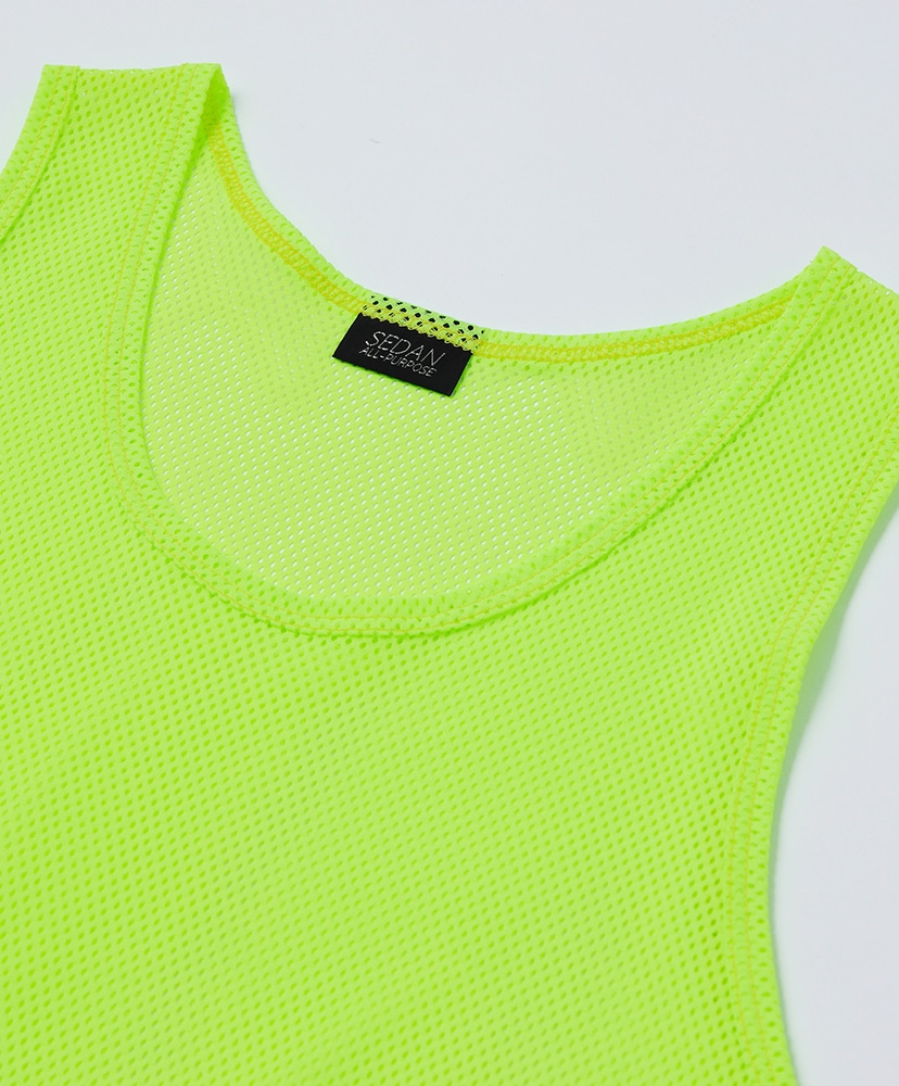 OD Logo Mesh Tank Top Neon Green/ネオングリーン L(MEN)