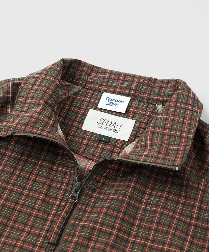 Reebok / Track Jacket Brown Plaid/ブラウンプラッド L(MEN)
