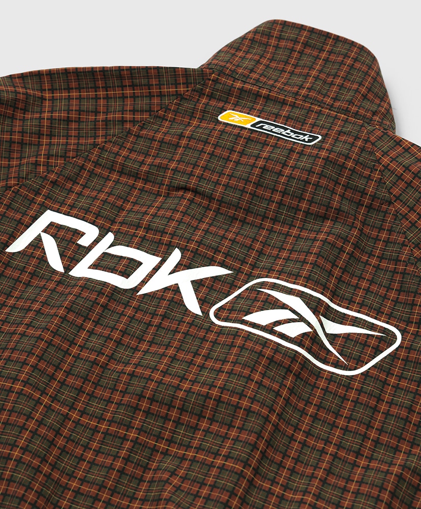 Reebok / Track Jacket Brown Plaid/ブラウンプラッド L(MEN)