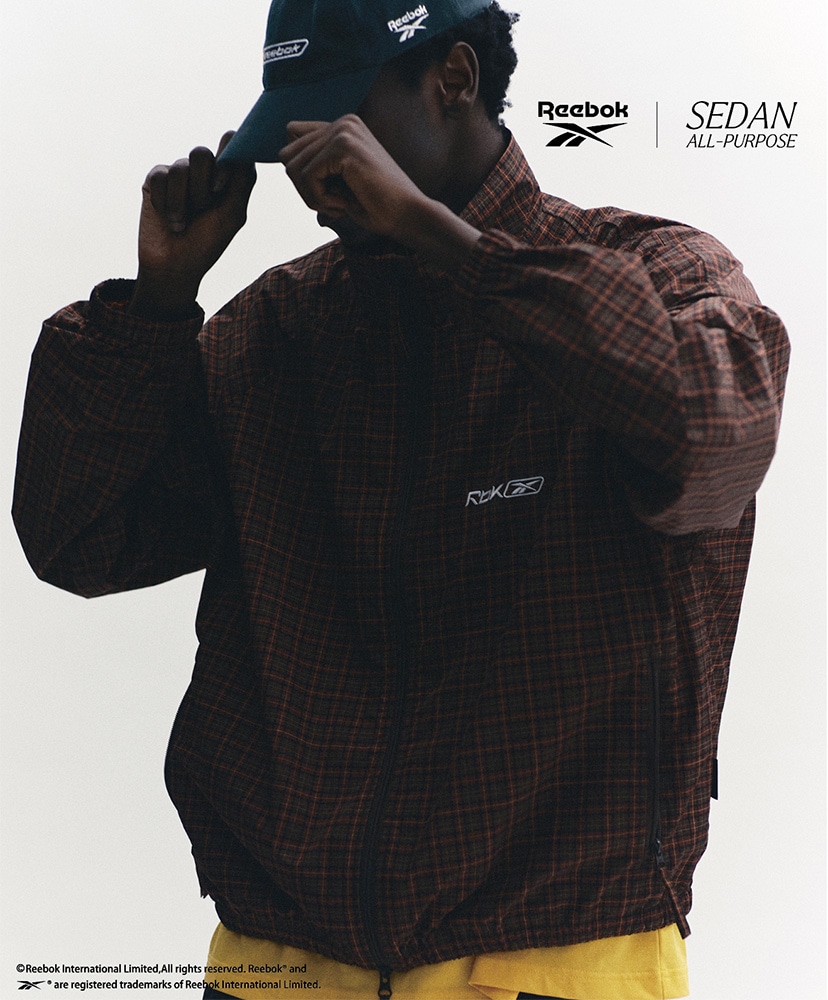 Reebok / Track Jacket Brown Plaid/ブラウンプラッド L(MEN)