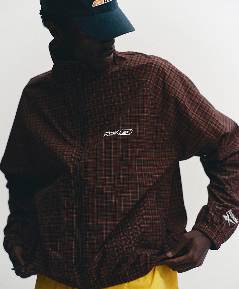 Reebok / Track Jacket Brown Plaid/ブラウンプラッド L(MEN)