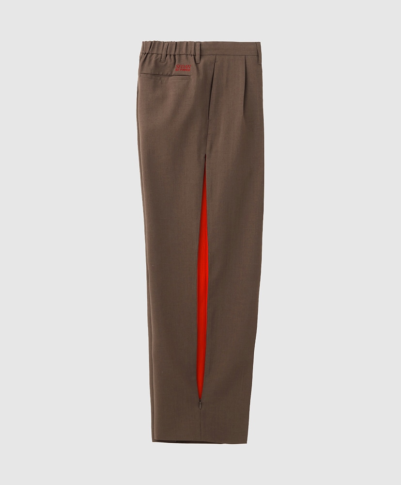 Ventilation Wide Slacks Brown/ブラウン L(MEN)