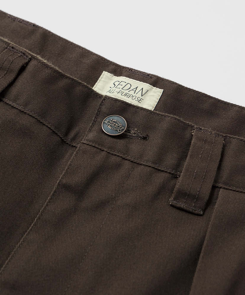 Dickies / Tuck Wide Shorts Dark Brown/ダークブラウン L(MEN)