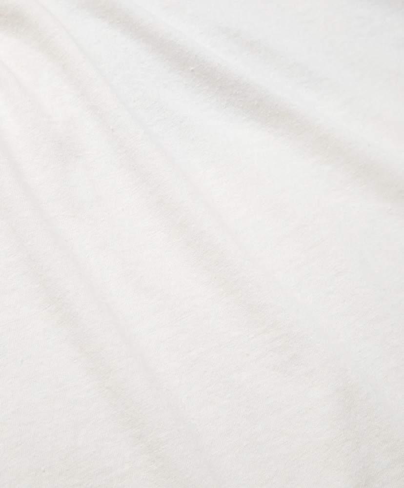 Organic Cotton and Hemp T-shirt / Julien Colombier / Poetic Lobbying Peach White/ホワイト L(MEN)