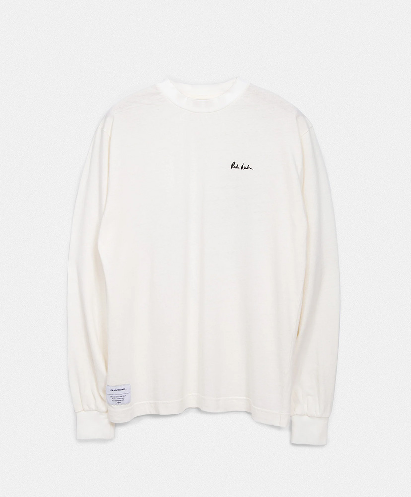 Organic Cotton and Hemp Long Sleeve T-shirt / Richard Windsor / Zidane White/ホワイト L(MEN)