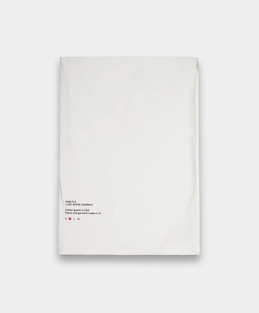 ×Lady White Co. Singlet 2P White Rib/ホワイトリブ L(MEN)