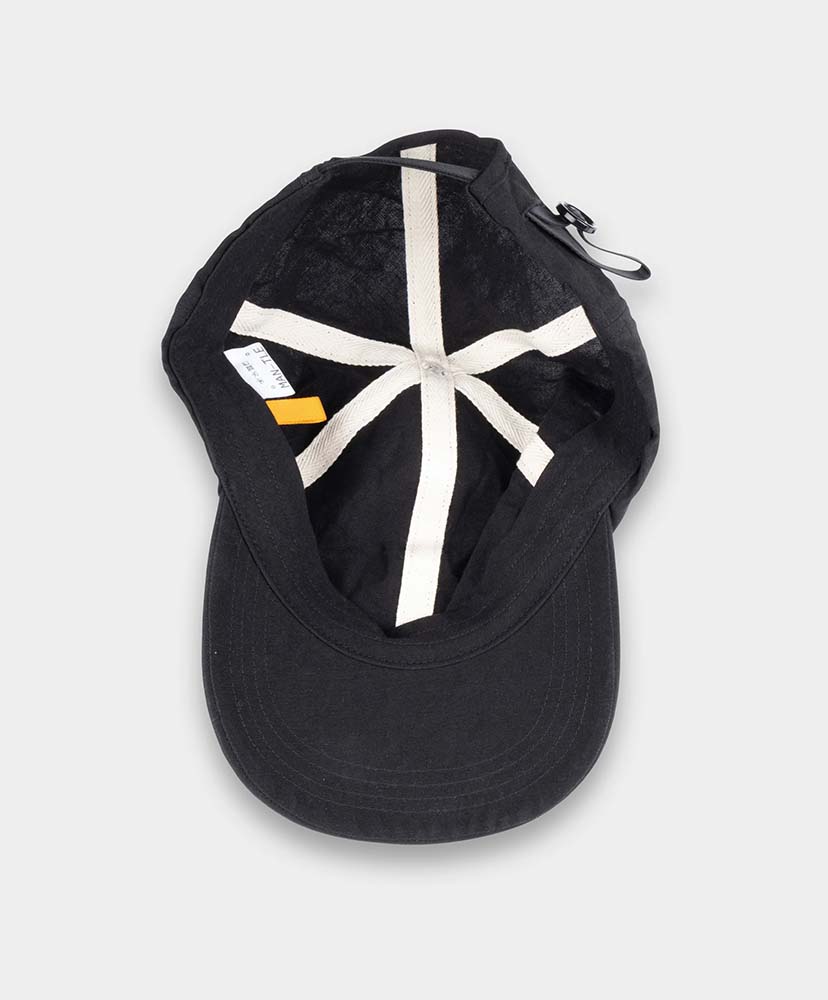 Deep Cap Black Linen/ブラックリネン OS