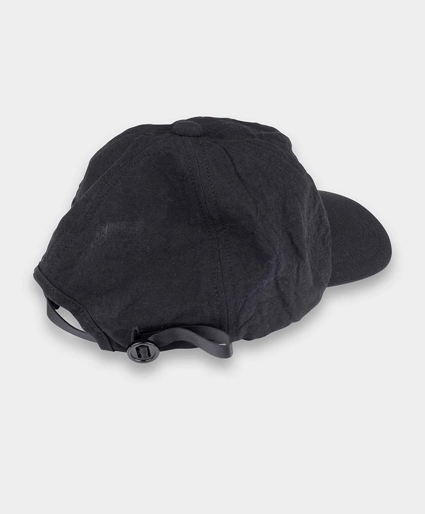 Deep Cap Black Linen/ブラックリネン OS