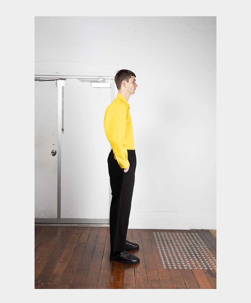 Solid Pants Black Linen/ブラックリネン M(MEN)