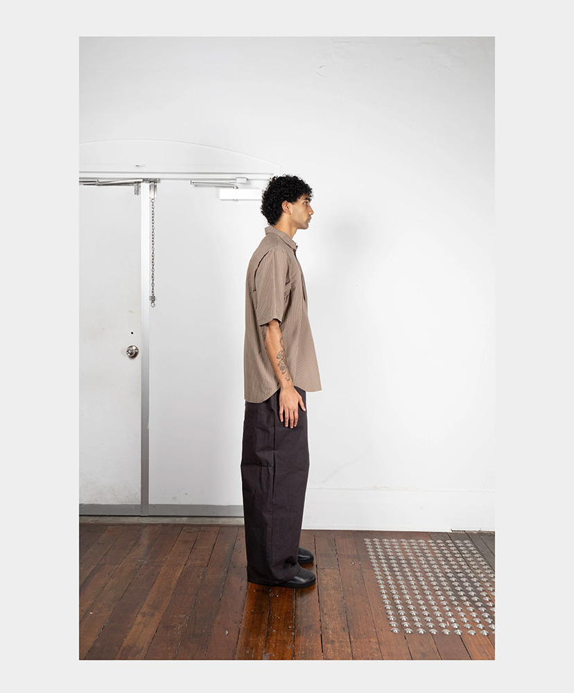 S/S Weather Shirt Garden Grid/ガーデングリッド M(MEN)