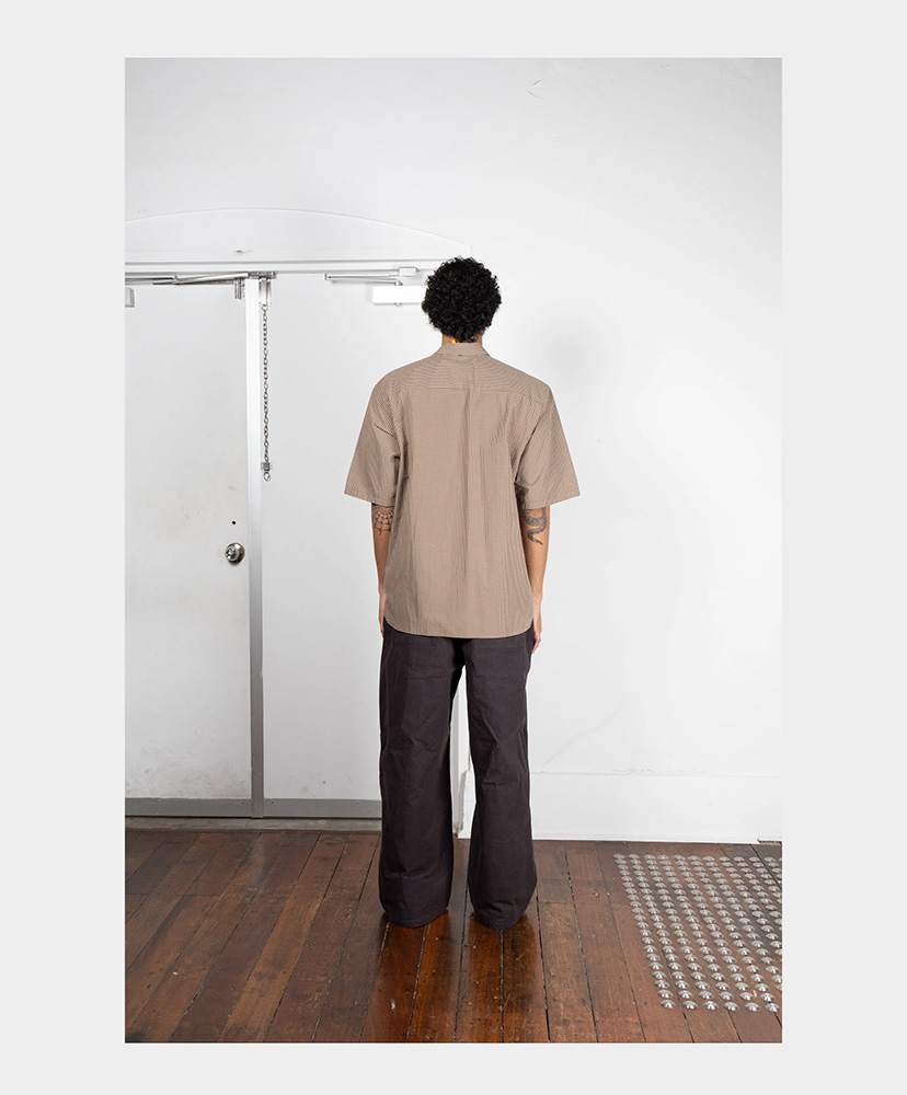 S/S Weather Shirt Garden Grid/ガーデングリッド M(MEN)