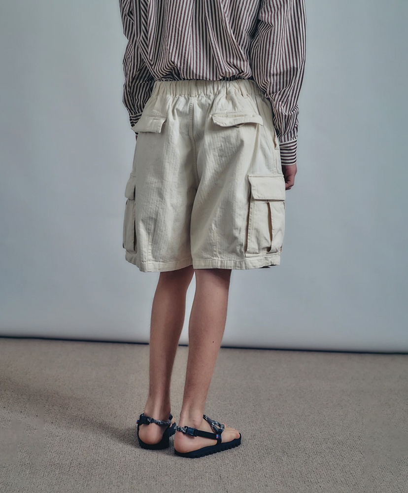 Herringbone 6-Pocket Shorts Off White/オフホワイト L(MEN)