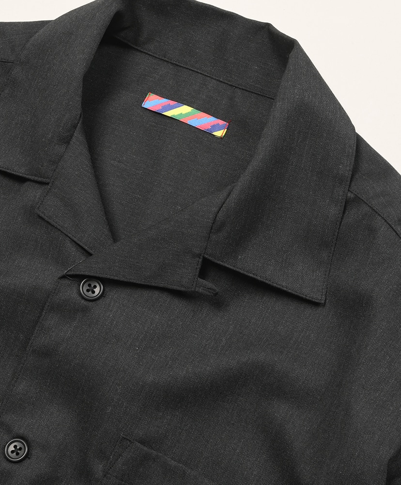 Open Shirt Charcoal/チャコール L(MEN)