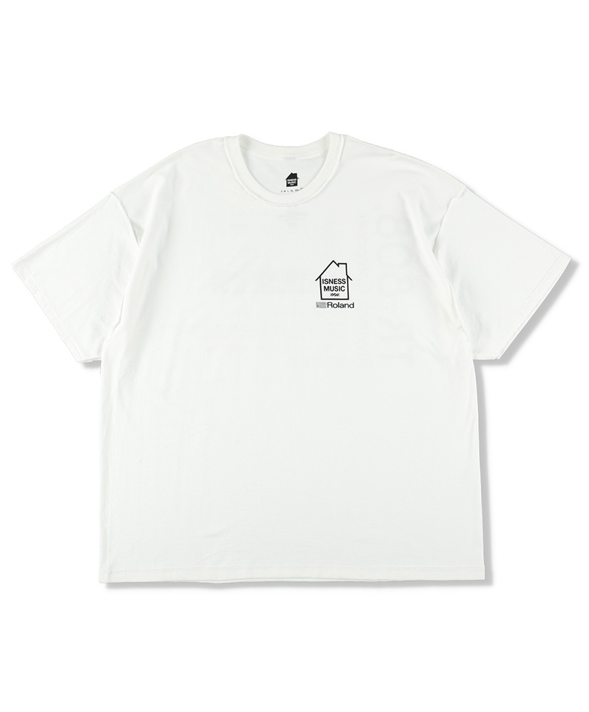 TR-909 T-SHIRTS(ISNESS MUSIC×ROLAND) White/ホワイト ONE(MEN)