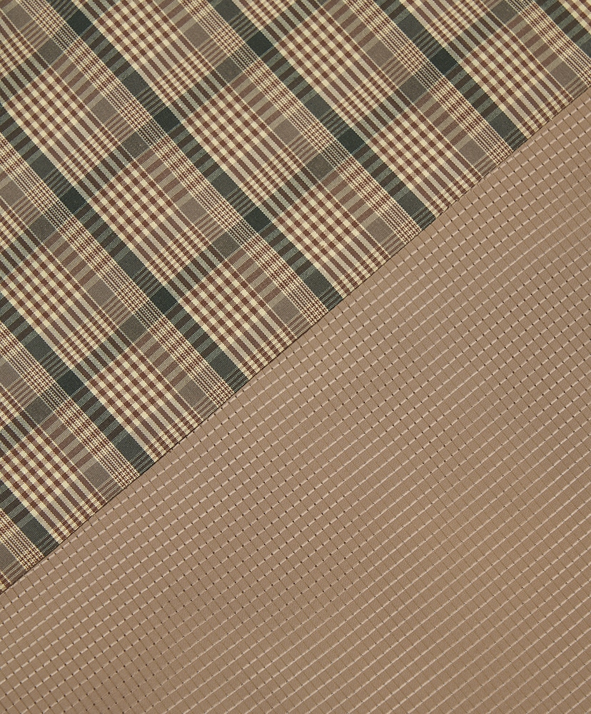 Madras Check Game Shirt Jacket Brown/ブラウン L(MEN)