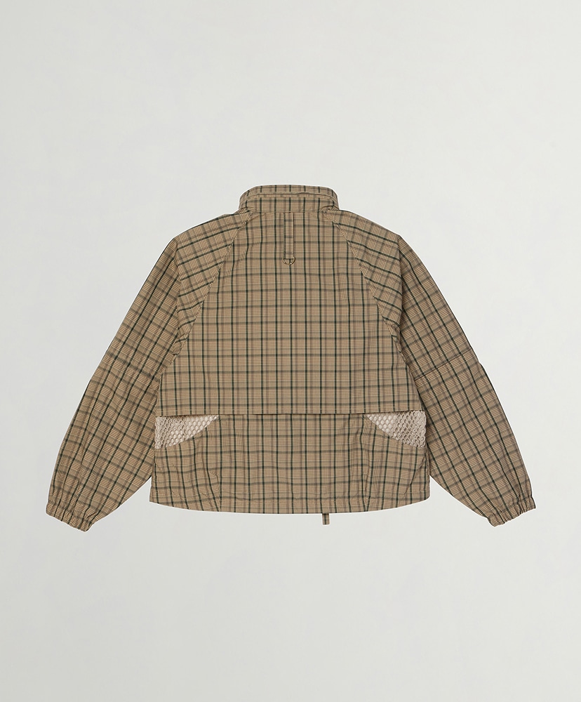 Madras Check Game Shirt Jacket Brown/ブラウン L(MEN)
