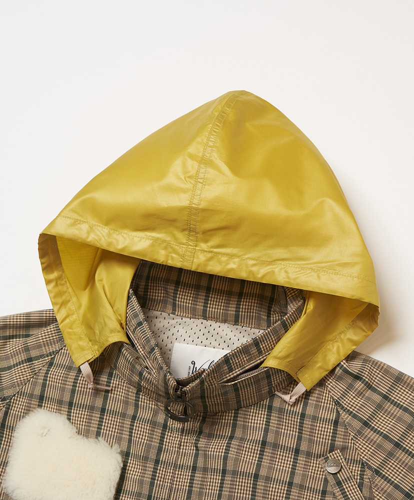 Madras Check Game Shirt Jacket Brown/ブラウン L(MEN)