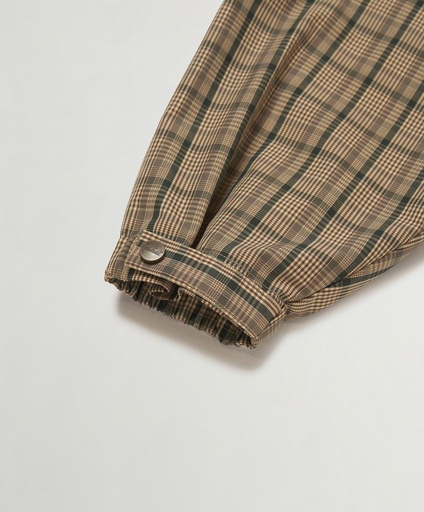 Madras Check Game Shirt Jacket Brown/ブラウン L(MEN)